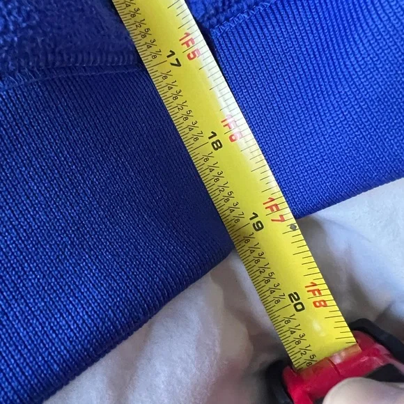 Gap Kids XS (4–5) Fleece Hoodie Royal Blue w/ Orange Hood - Picture 9 of 10